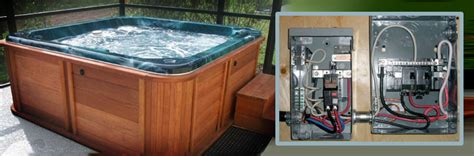 If this is a deck installation, measure from the floor to the bottom of the rim to ensure that the tub is not. Electrical services | Hot tub wiring | Emerald State Electric