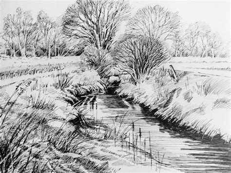 Landscape Pencil Sketch