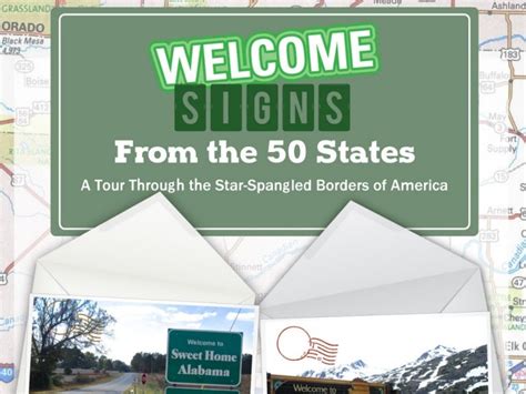Welcome Signs From The 50 States