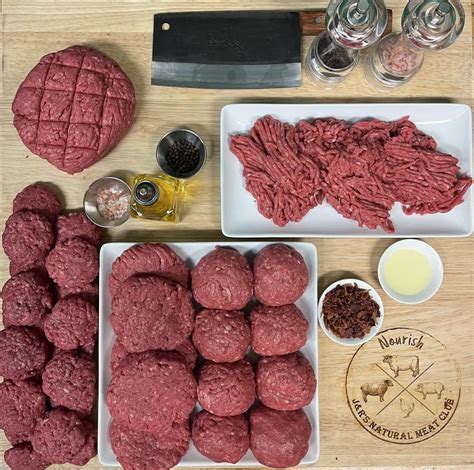 Grass Fed Ground Beef Selection Even Months