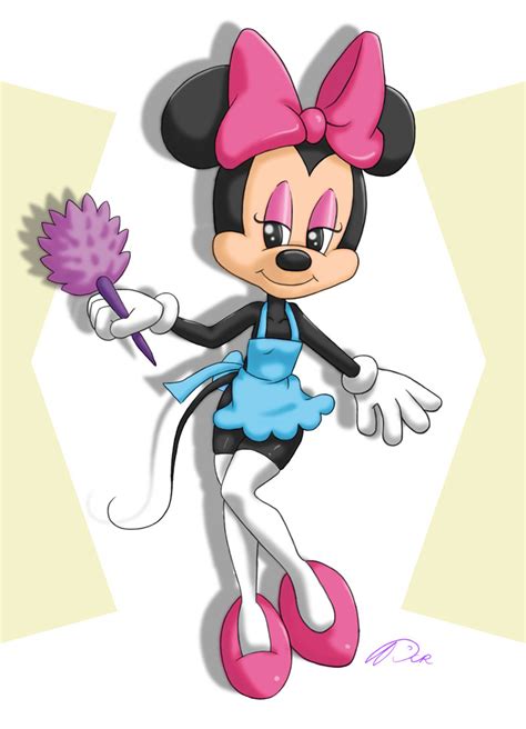 minnie mouse maid by dcrmx on deviantart