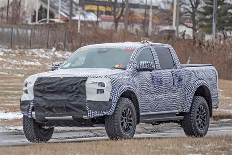 2023 Ford Ranger Raptor Spy Video Reveals Just Enough Towing Capacity