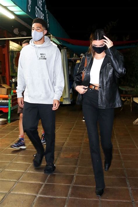 Kendall jenner and devin booker are going strong. KENDALL JENNER and Devin Booker Out for Dinner in West ...