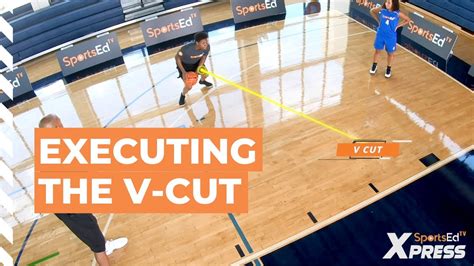 Basketball Tips How To Do An Effective V Cut In Basketball Youtube
