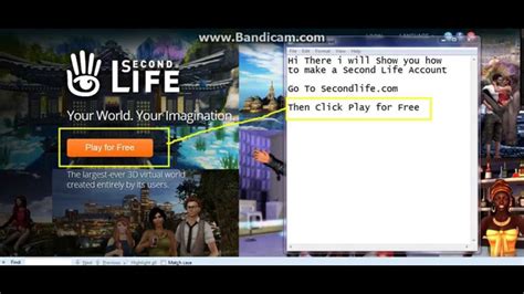 You can sign up with your facebook account or phone number. How To Make a Second Life Account (2015) - YouTube
