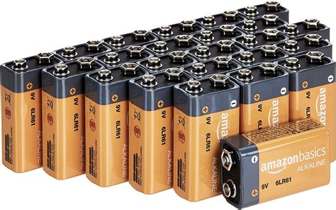 Amazon Basics 9 Volt Everyday Alkaline Batteries Pack Of 24 Bigamart
