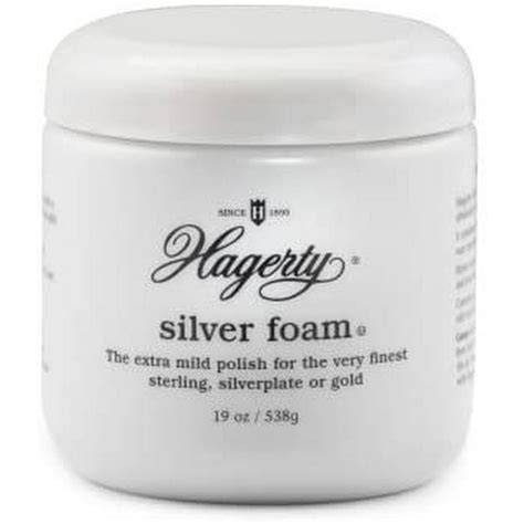 Hagerty Hagerty Silver Foam Polish Tarnish Unscented Jar 7 Oz