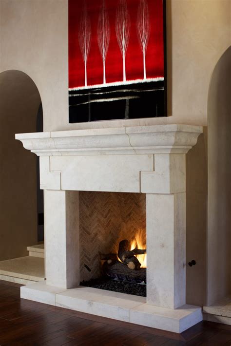 Custom Italian And Tuscan Stone Fireplace Mantels Bt Architectural Stone