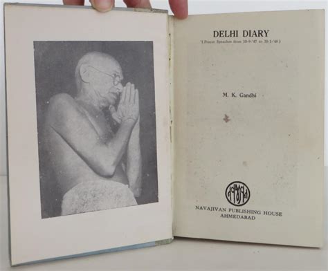 Delhi Diary By Gandhi Mahatma Very Good Hardcover 1948 1st Edition