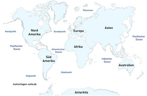 Kostenlose Landkarte Kontinente Und Ozeane Weltkarte My XXX Hot Girl