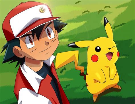 Ash Ketchum And Pikachu Pokemon Pokemon Human Characters Pikachu Art