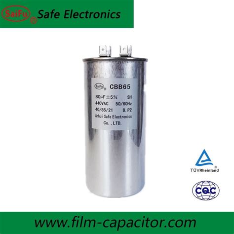 Power Film Capacitor Cbb65 Air Conditioner Compressor Starting