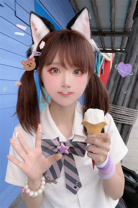 Do You Want To Eat Ice Cream Seeu Cosplay In 2021 Cute Kawaii Girl