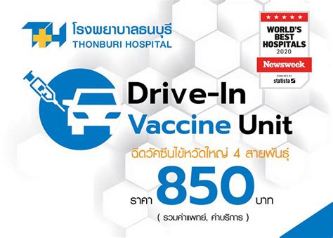 02 487 2100 ต่อ 5155. รพ.ธนบุรี เปิด Drive-In Vaccine Unit ฉีดวัคซีนไข้หวัดใหญ่ ...