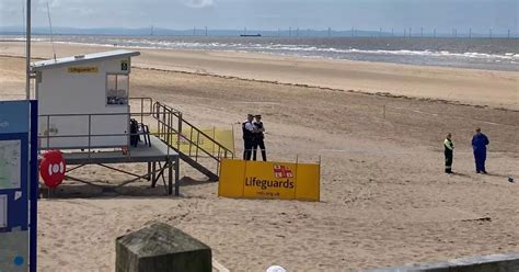 Beach Cordoned Off After Suspicious Item Found In Sand Liverpool Echo