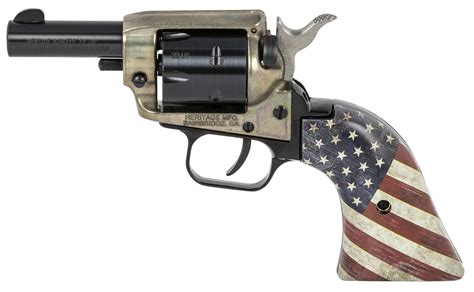 Heritage Barkeep 22lr Revolver With Custom Us Flag Grips