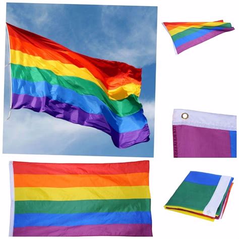 Qual o significado das bandeiras lgbt? Bandeira Lgbt Gls Arco Íris 1,50 X 0,90 - R$ 32,75 em ...