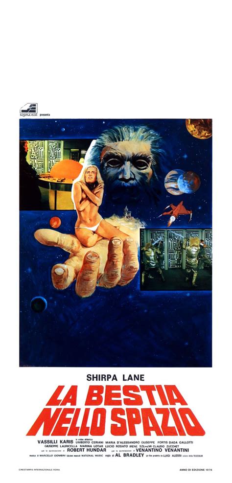 Beast In Space 1980 Italy Lobby Cards Beast Exploitation Film