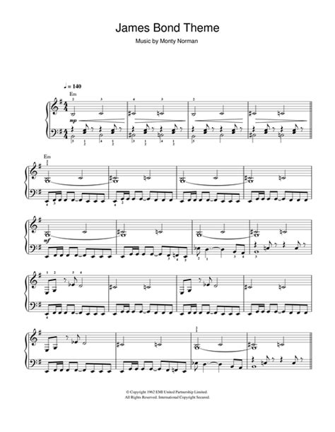 Print barbara 2 0 from beetlejuice the musical eddie perfect. James Bond Sheet Music Pdf