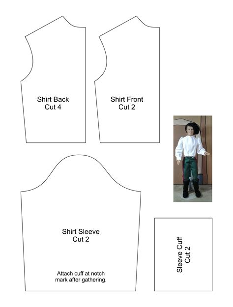 9 Best Ken Clothes Patterns Free Printable - printablee.com
