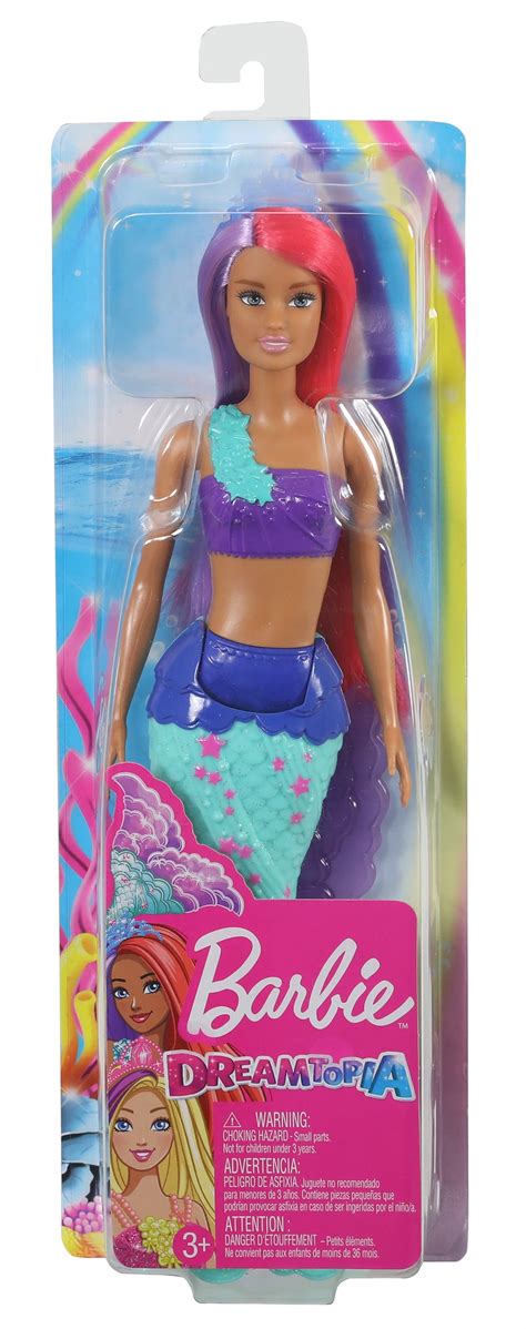 barbie dreamtopia mermaid doll 12 inch pink and purple hair