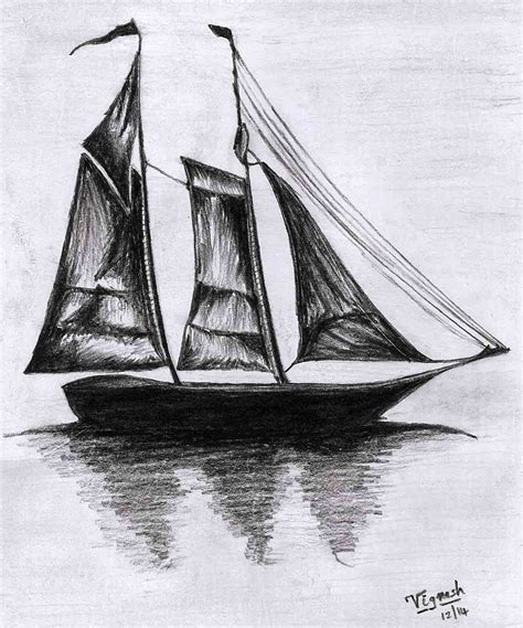 Ship Pencil Sketch At Explore Collection Of Ship