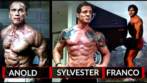 Time Vs Friendship Arnold Schwarzeneggersylvester Stallonefranco