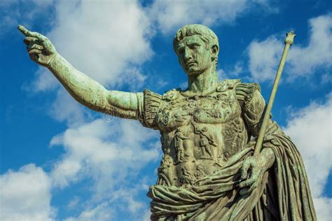 Augustus El Primer Emperador Romano Imagen De Archivo Imagen De