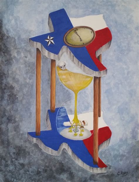 Painting Hourglass 1 Save Charles D Raby