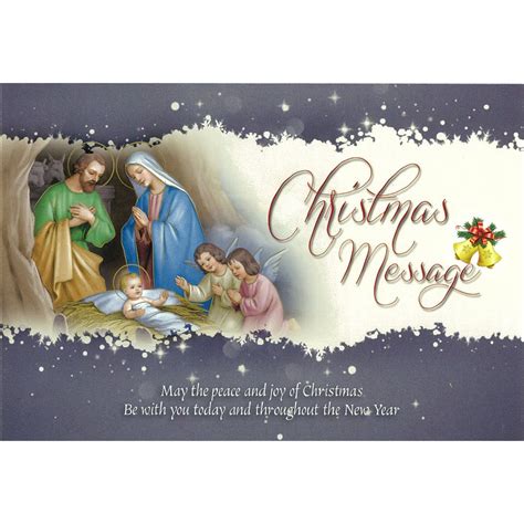 Remember us listening to christmas hits in the christmas messages for friends. Christmas Message Card with envelopes pack - Family Life ...