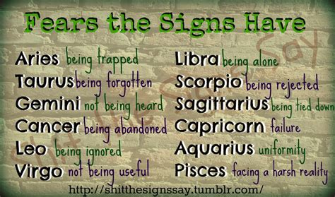 What sign is your personality disorder? | Lucky Otters Haven