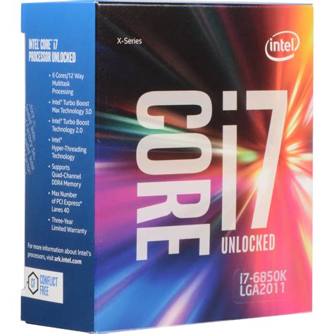 Buy Intel Core I7 6850k Broadwell E Lga 2011 V3 Desktop Processor