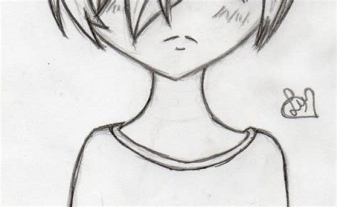 Easy Anime Boy Drawing At Paintingvalley Explore Collection Of Easy