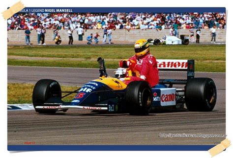 Ayrton Senna On Twitter Silverstone 1991 Nigel Mansell Williams