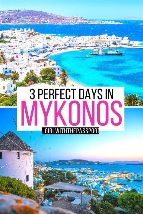 3 Days Mykonos Itinerary Secret Expert Tips Greece Tourism Greece