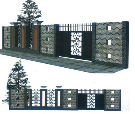 Tentunya dengan membuat gambar pagar rumah minimalis modern terlebih dahulu. Gambar Desain Pagar Rumah Modern Minimalis Terbaru ...
