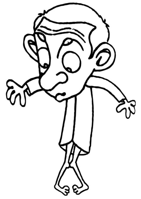 Desenhos Para Colorir Do Mr Bean 50 Peças Imprimir Gratuitamente