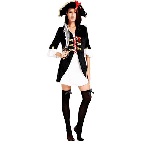 Pirates Of The Caribbean Costume Adults Womens Halloween Christmas