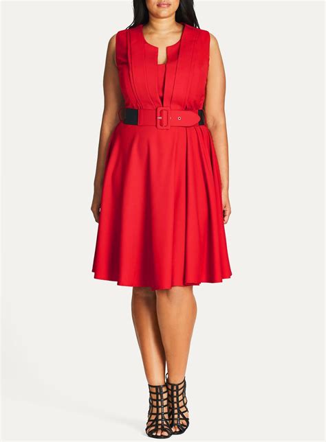 City Chic Red Vintage Style Dress Vintage Style Dresses Dresses