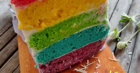 Resep Rainbow Cake Oleh Lyliput Kitchens Cookpad