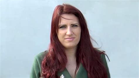 The response she received from our people was fantastic and we thank you so very much. Far-right Britain First deputy leader Jayda Fransen abused ...