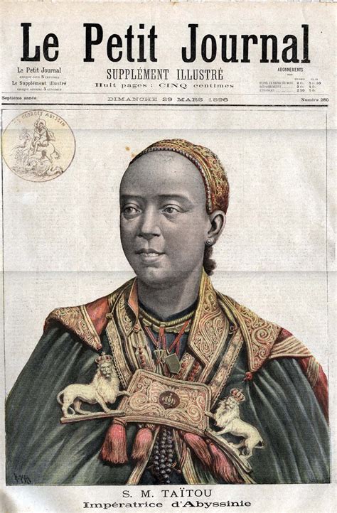 Empress Taytu The Wife Of Ethiopian Emperor Menelik African Royalty