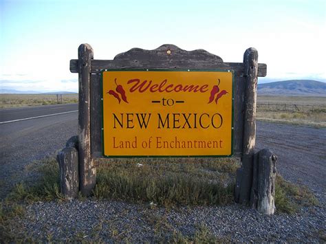 50 Welcome Signs For The 50 United States Of America New Mexico