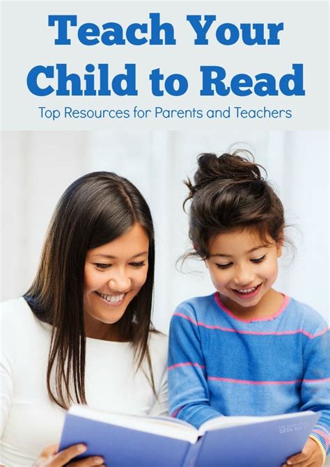 Teach My Child To Read Resources For Parents Reading Resources Kids