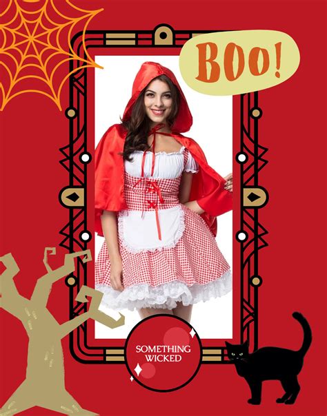 Sexy Plus Size Halloween Little Red Riding Hood Costumes