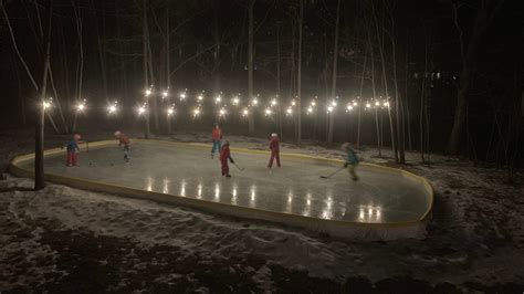 Backyard Ice Rink Lighting Shelly Lighting