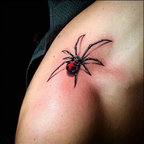 Awasome Black Widow Spider Tattoo Meaning References Octopussgardencafe