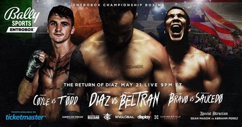Diaz Beltran Headlines Entrobox Championship Boxing May 21 In Orlando