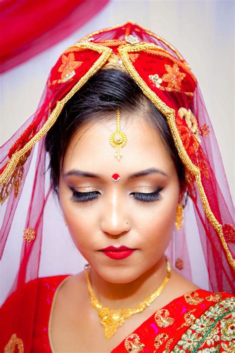 nepali bride bride beauty nepali brides gold makeup looks