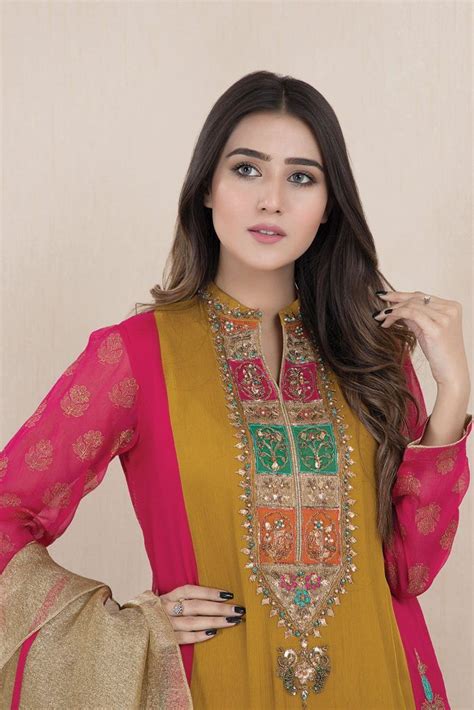 Latest Women Best Winter Dresses Designs Collection 2019 20 Pakistani Neck Designs For Suits